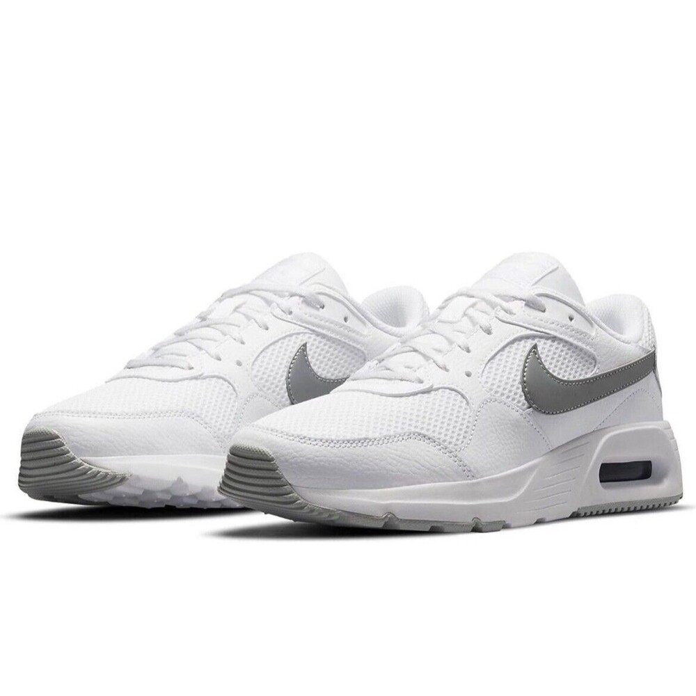 Nike Air Max SC Athletic Sneakers Shoes Women’s Size 9.5 White/Metallic Platinum - Picture 3 of 7